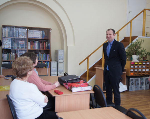 встреча главы  Администрации РМР Гончарова  В.М. с работниками библиотек